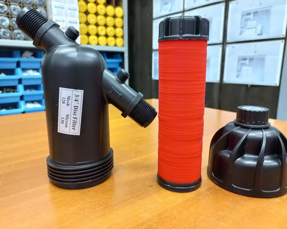 Фильтр для воды дисковый (Косой), вход/выход -3/4