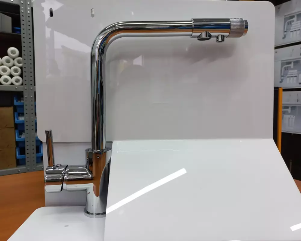 Смеситель для кухни 2в1 Ledeme L4155-3 хром