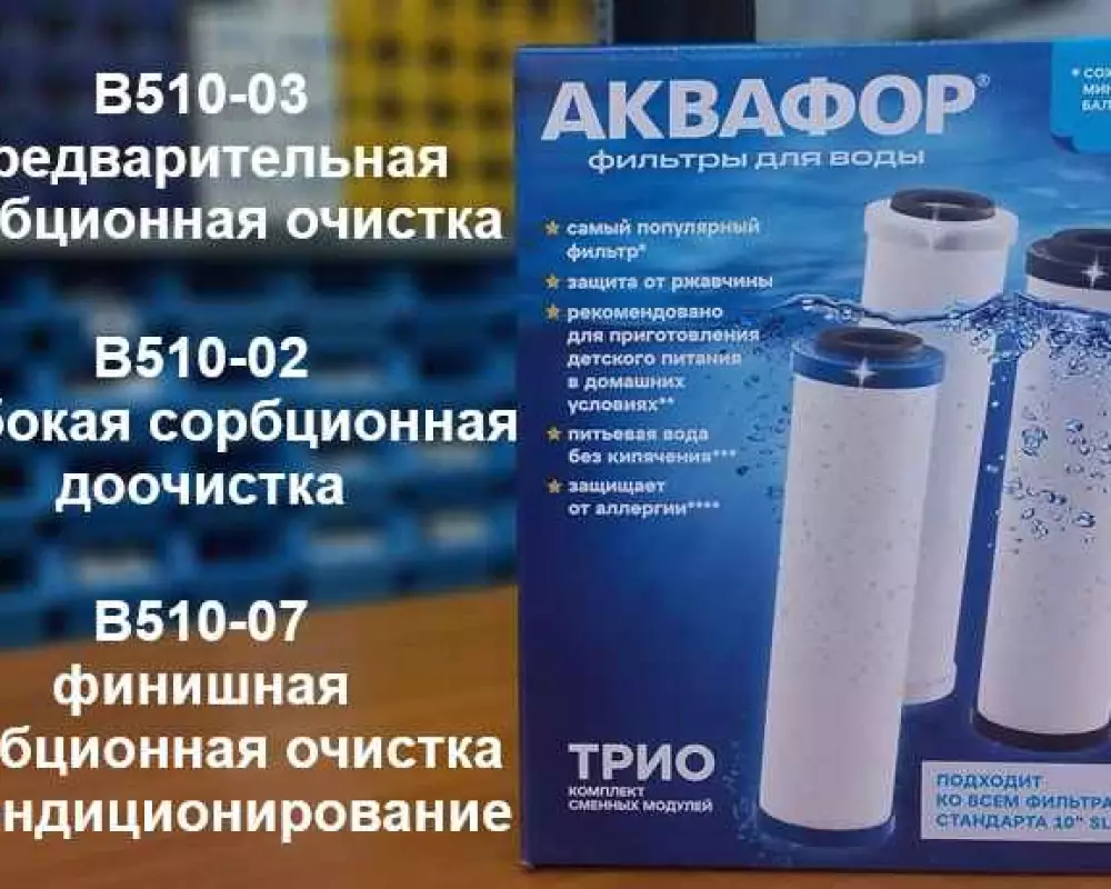 Комплект модулей АКВАФОР В510-03-02-07 SL10
