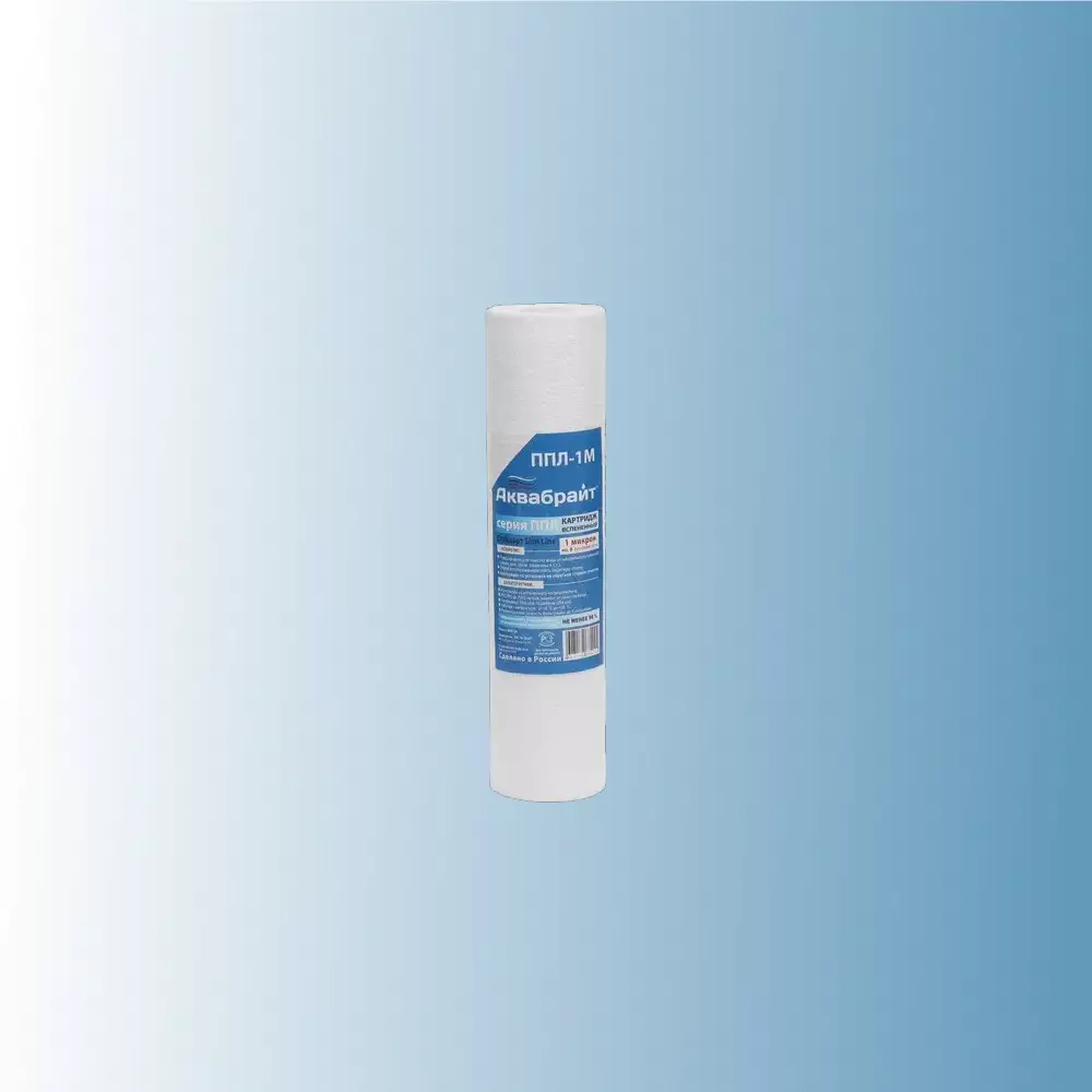 Картридж для воды Аквабрайт ППЛ-1М SL10 механика
