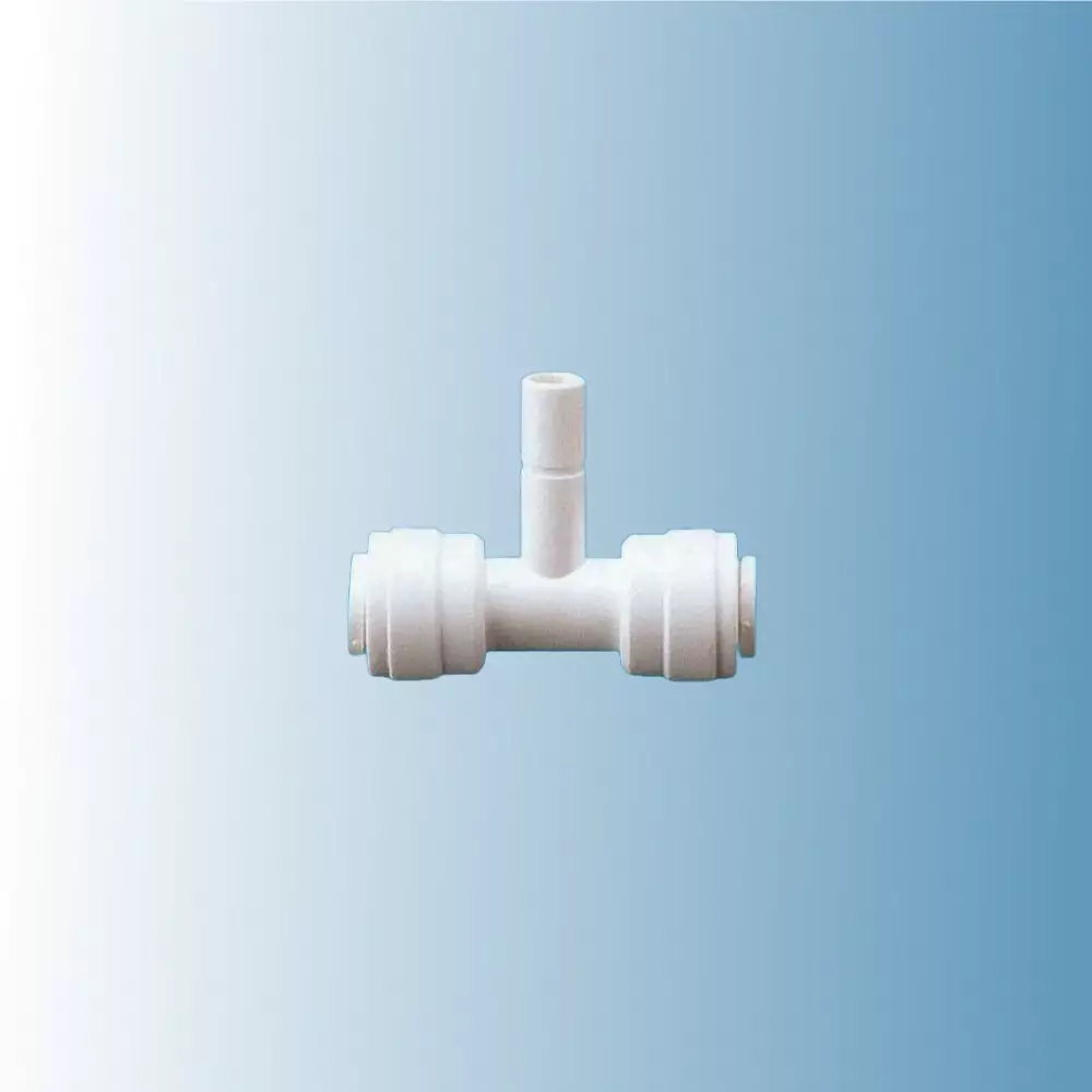 Тройник для фильтра 1/4 трубка 1/4 шток 1/4 трубка, подходит для фильтров воды и систем обратного осмоса