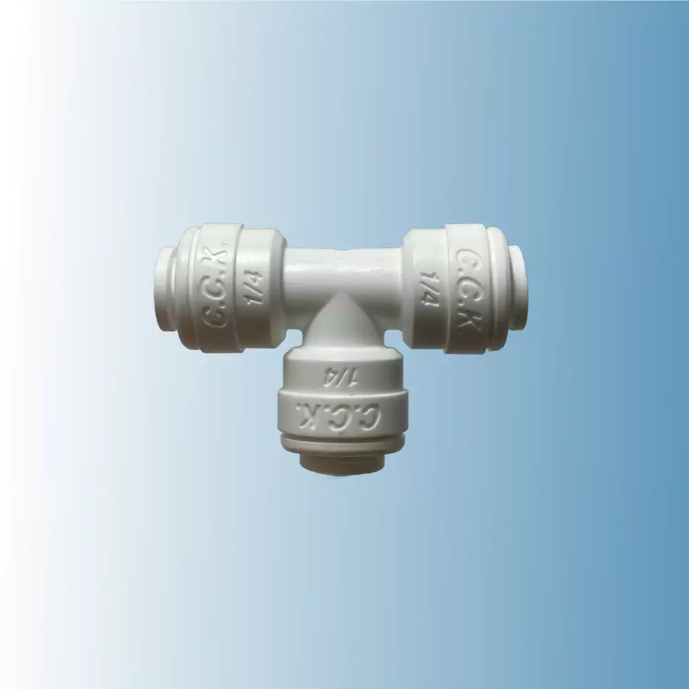 Тройник для фильтра 1/4-1/4-1/4 трубка, подходит для фильтров воды и систем обратного осмоса