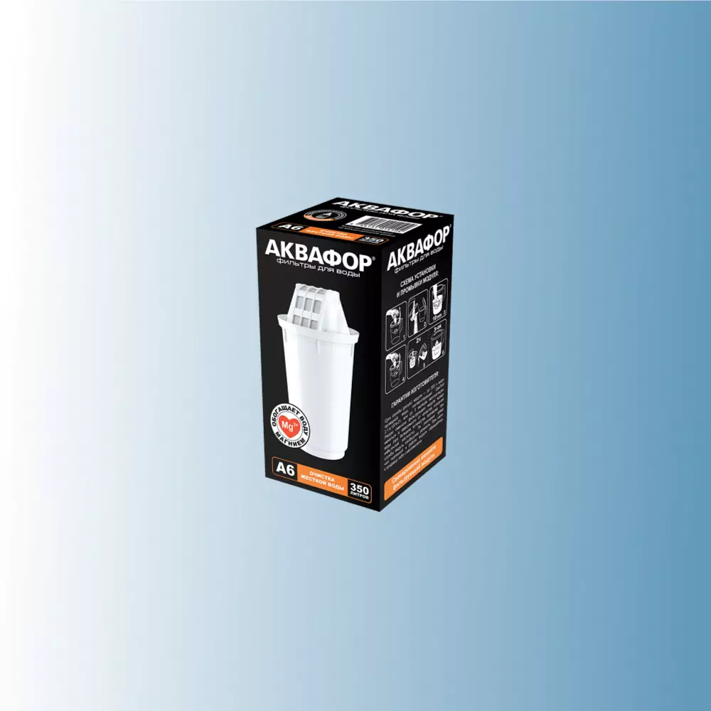 Кассета для кувшина Аквафор А6 Жесткость