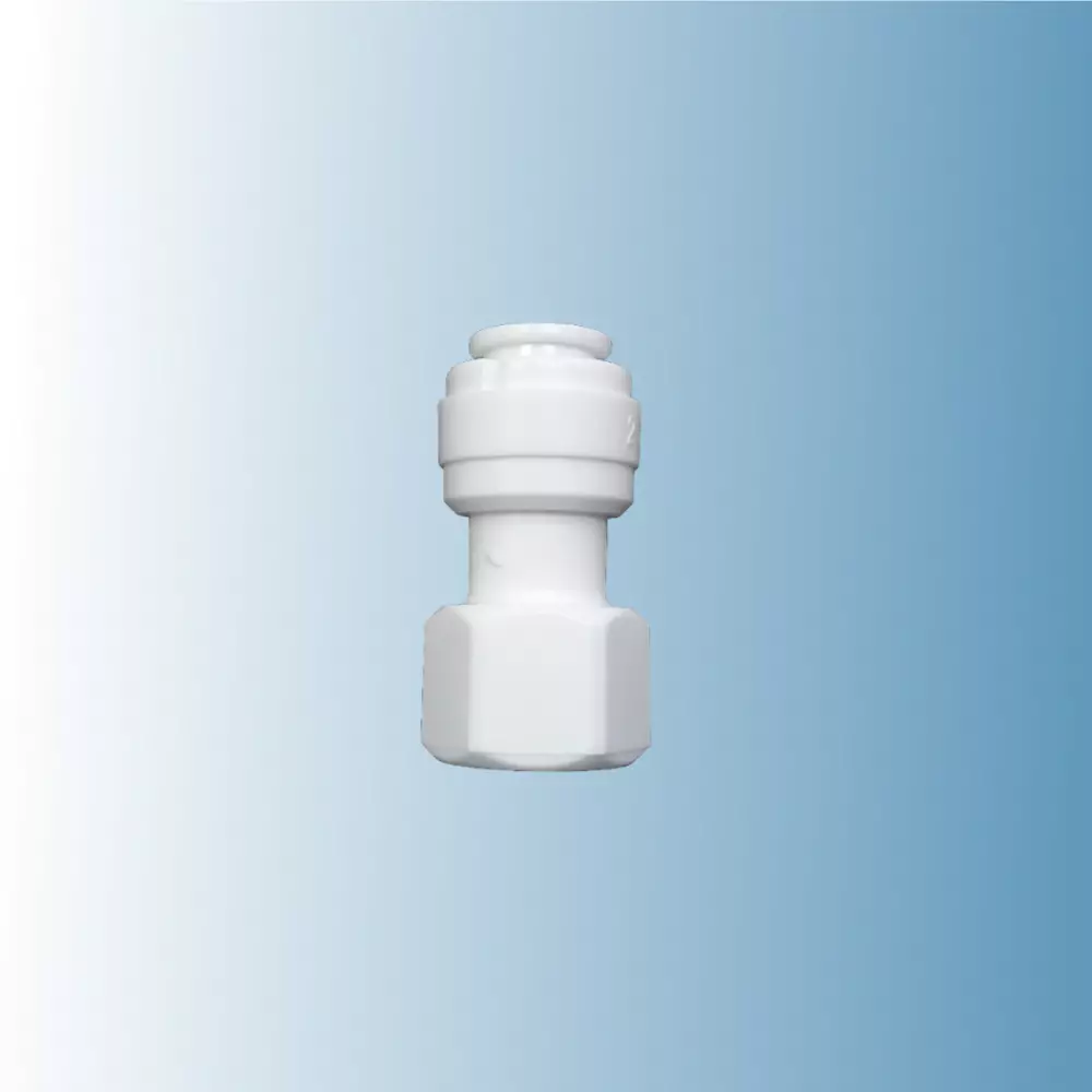 Фитинг прямой 3/8 трубка 3/8 резьба внутренняя, подходит для фильтров воды и систем обратного осмоса