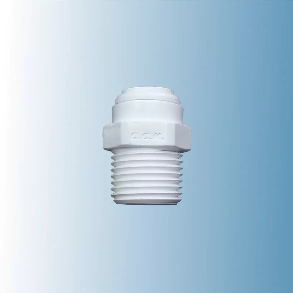 Фитинг прямой 3/8 трубка 1/2 резьба наруж.