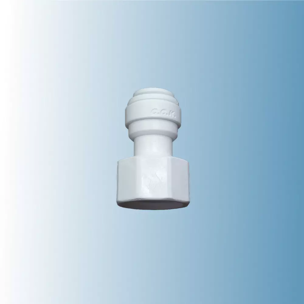 Фитинг прямой 3/8 трубка 1/2 резьба внутр.