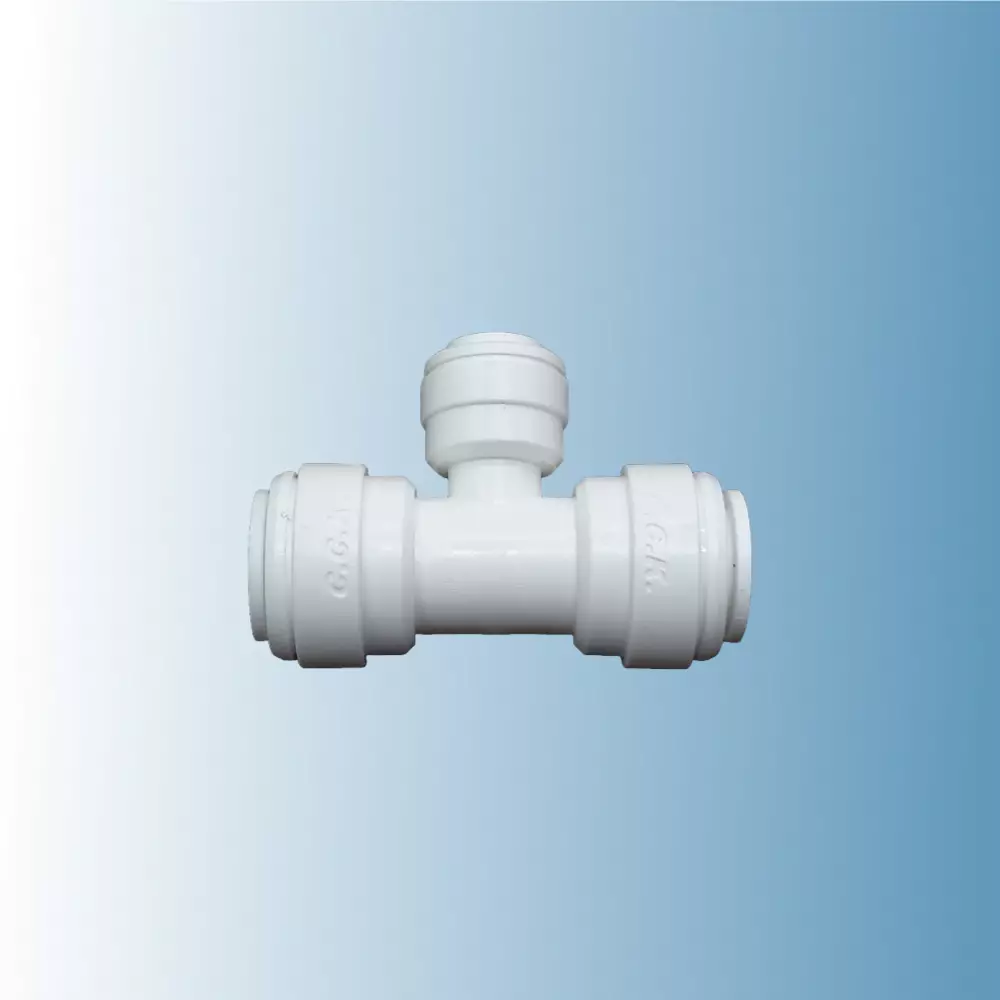 Тройник для фильтра 3/8 трубка 1/4 тр. 3/8 трубка