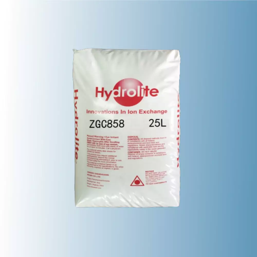 Ионнообменная смола от железа Fe2 (Hydrolite ZGC858) 25л/20кг.