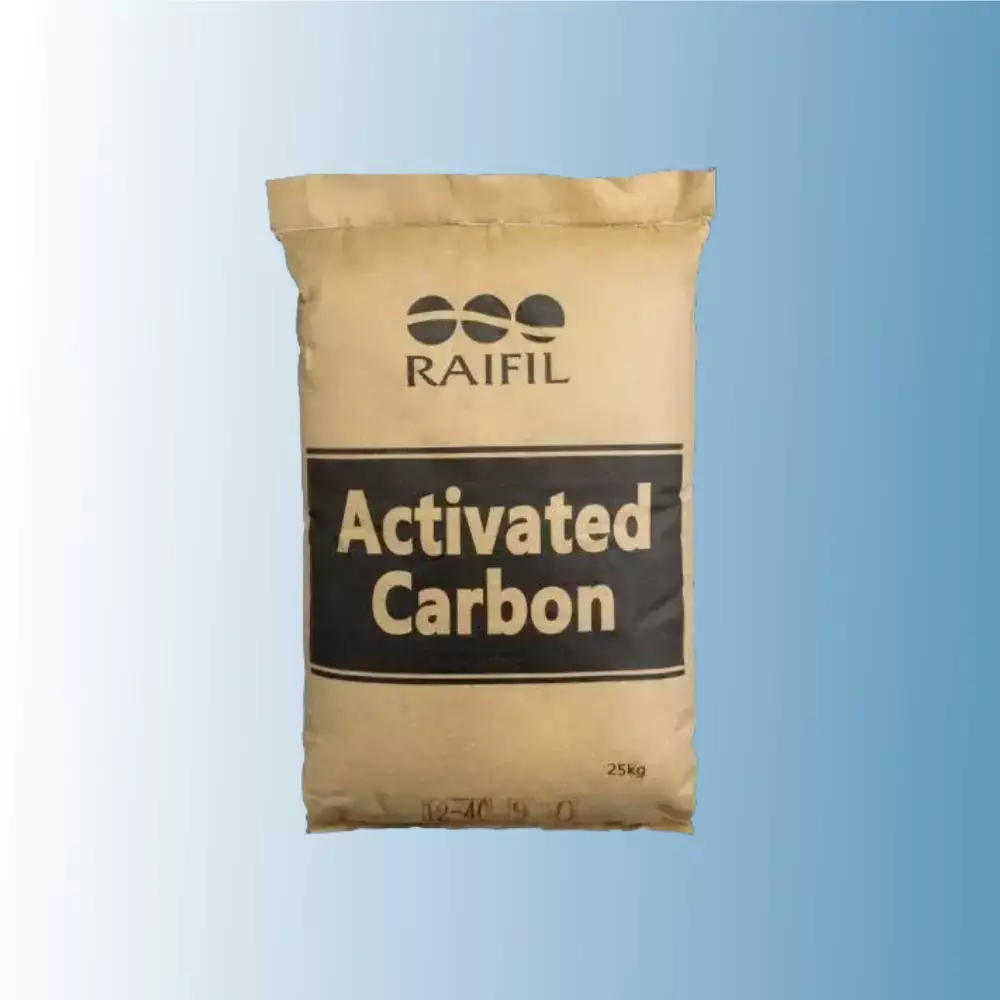 Уголь RAIFIL 12*40 (мешок 25кг)