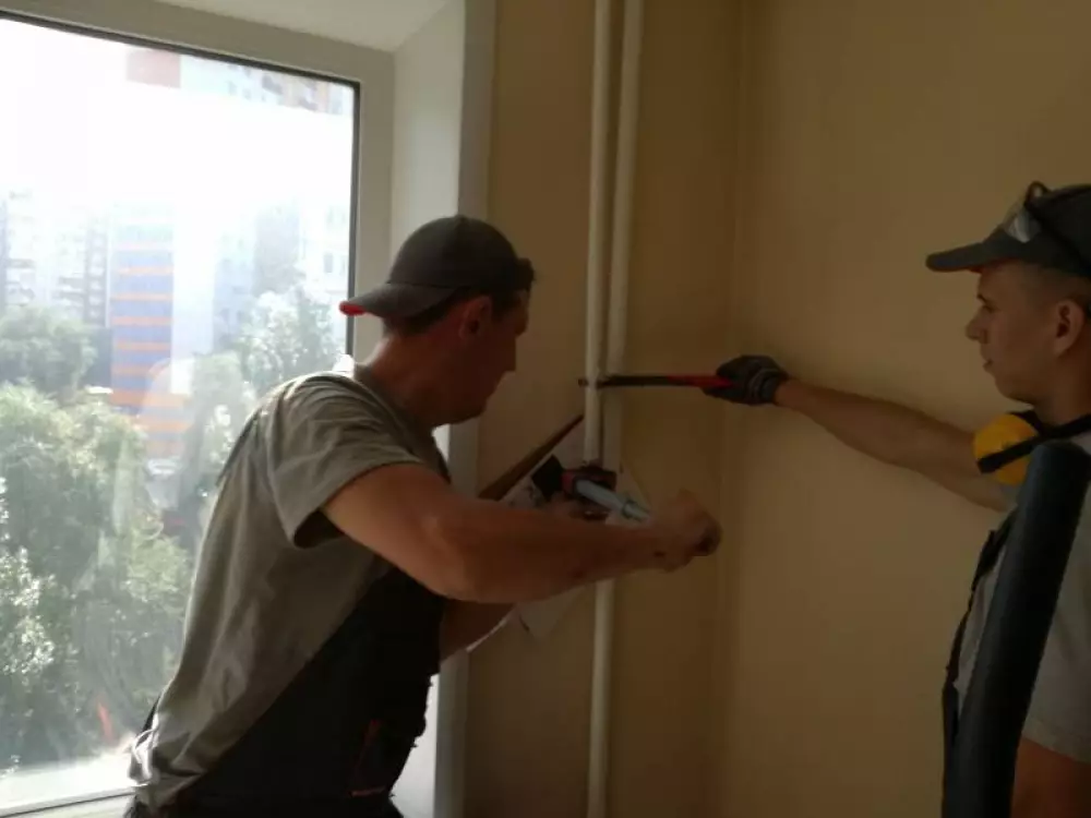 Замена трех радиаторов отопления