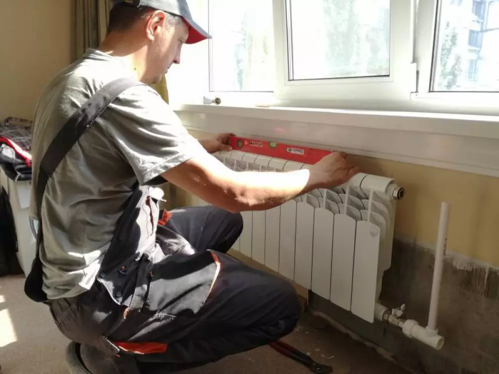Замена трех радиаторов отопления