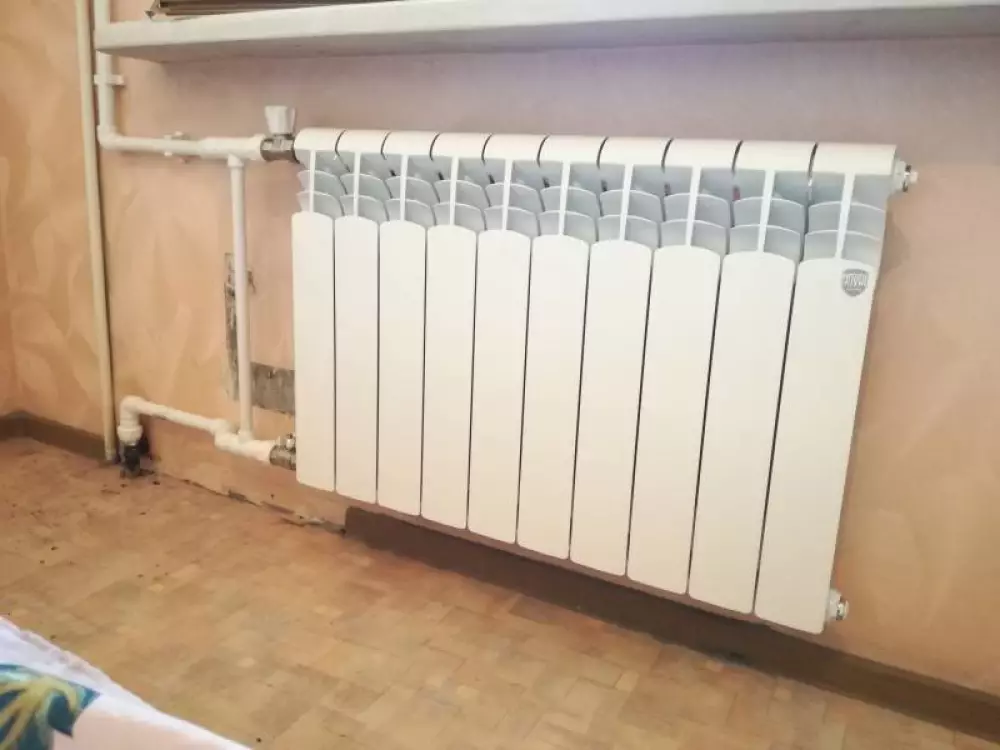 Замена трех радиаторов отопления