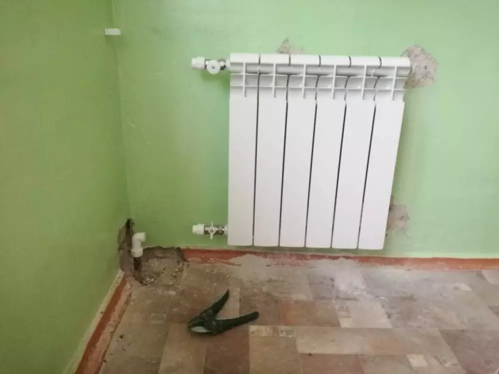 Замена трех радиаторов отопления