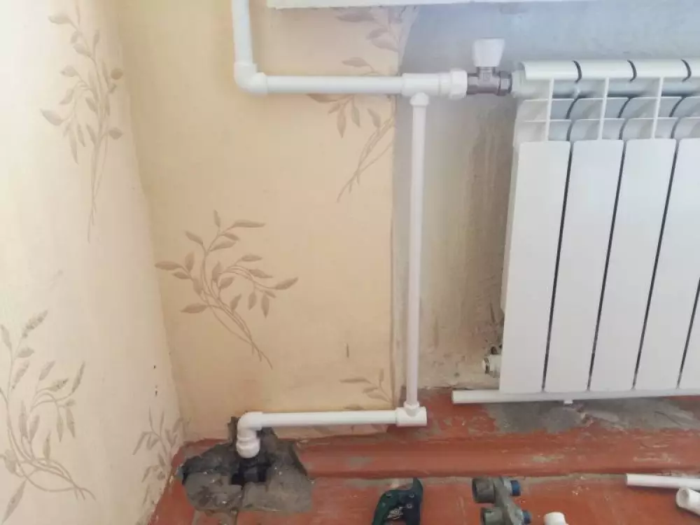 Замена трех радиаторов отопления