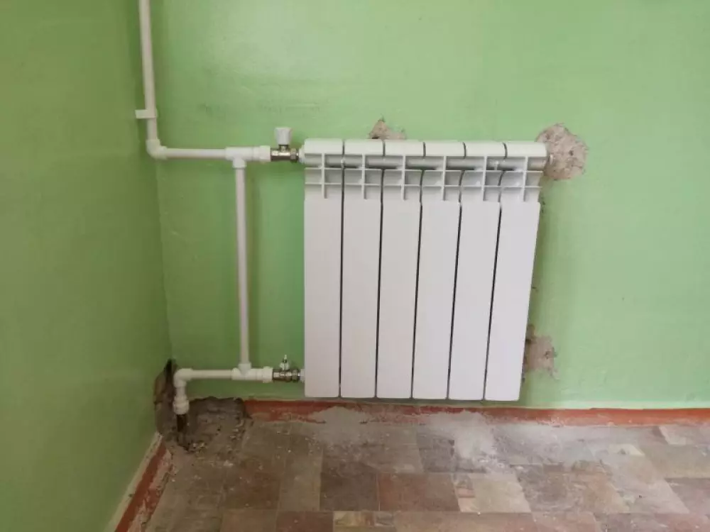 Замена трех радиаторов отопления