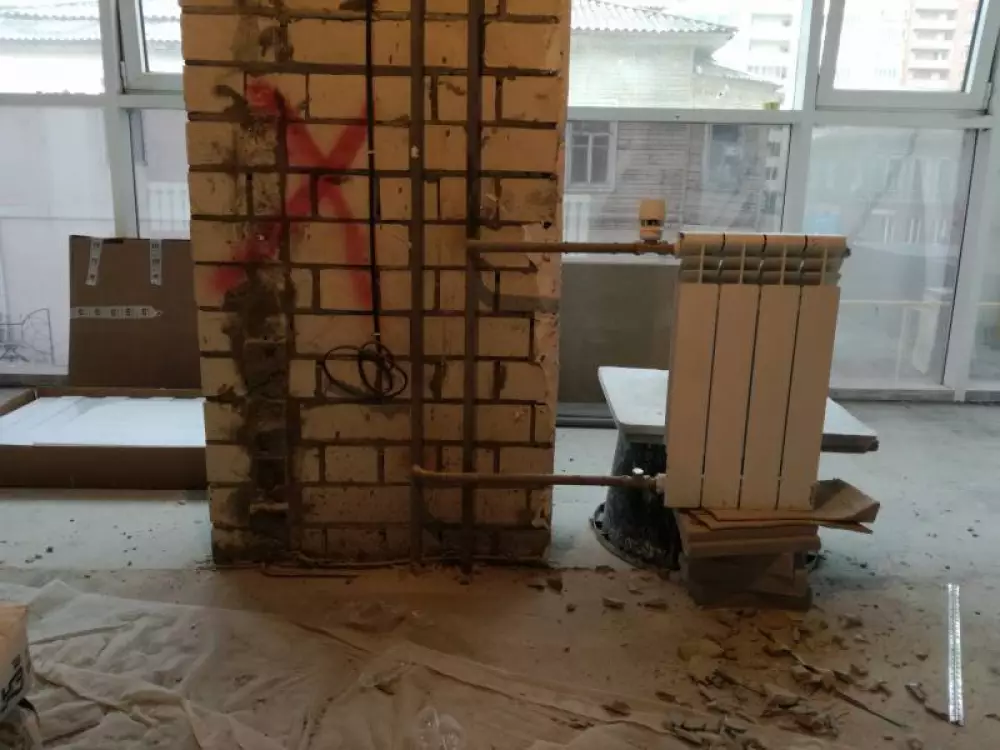 Вынос радиаторов отопления на балкон