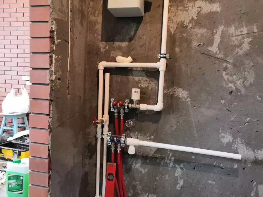 Монтаж электрического котла в бане