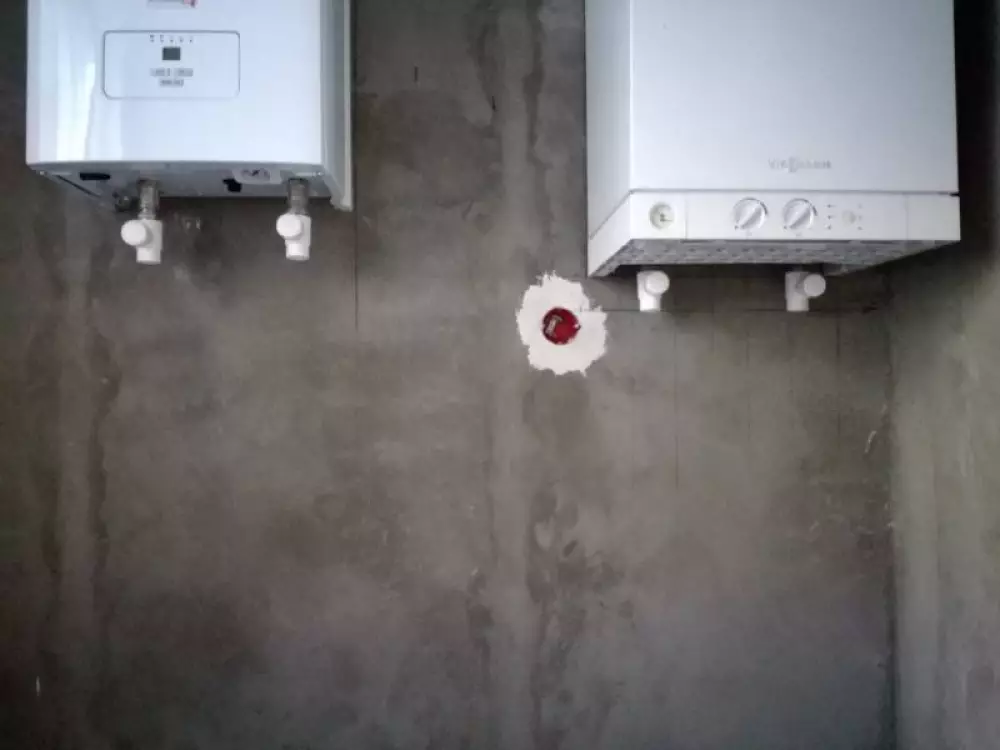 Монтаж электрического и газового котла в частном доме