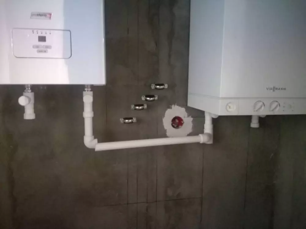 Монтаж электрического и газового котла в частном доме