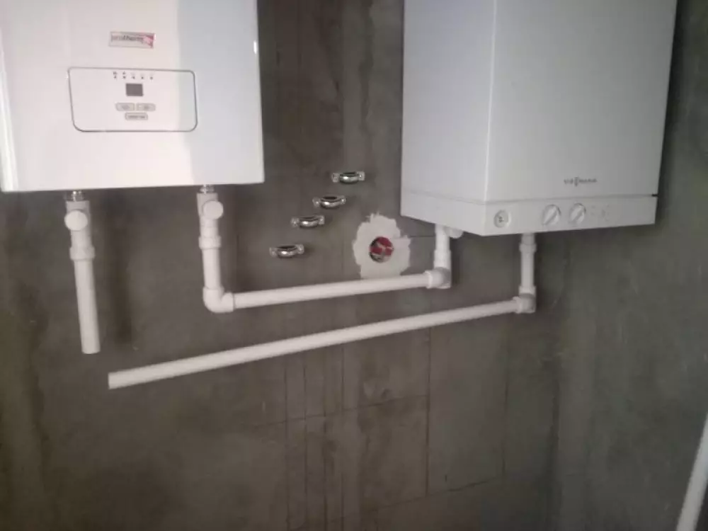 Монтаж электрического и газового котла в частном доме