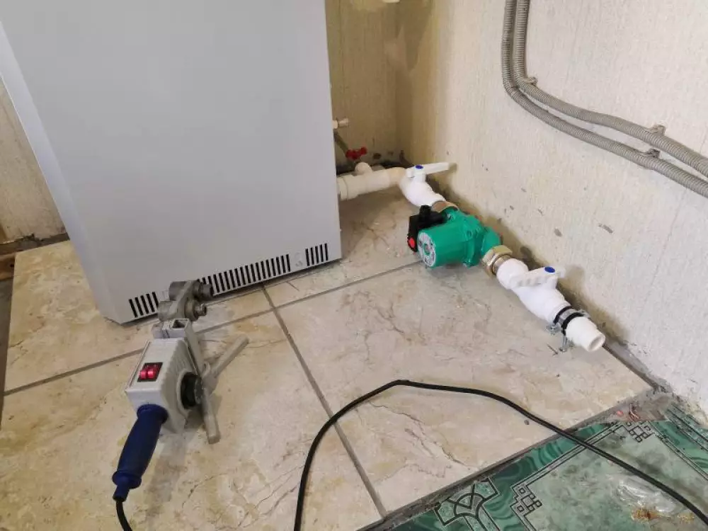 Монтаж газового котла в частном доме