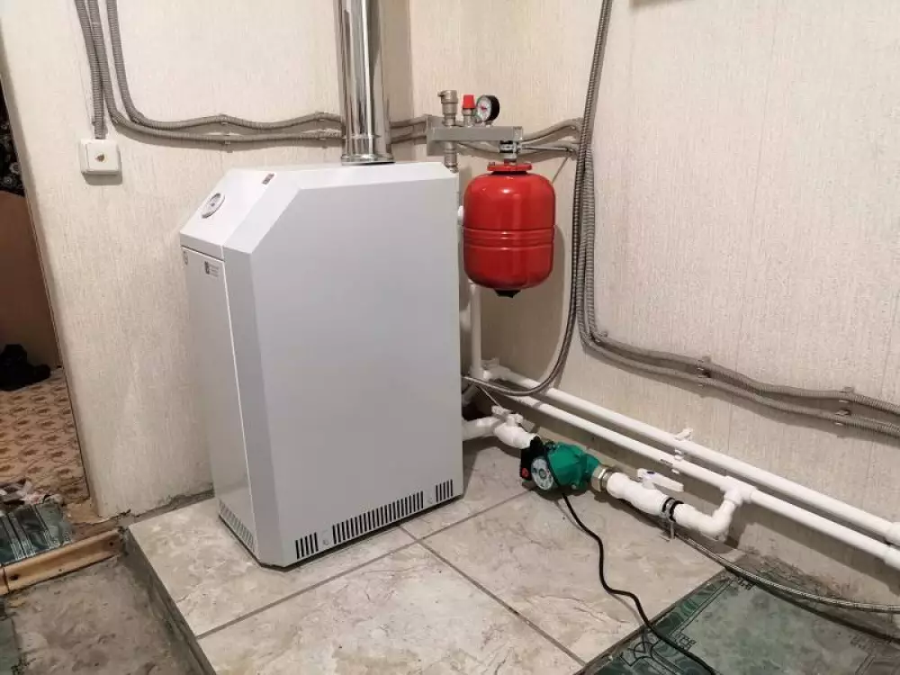Монтаж газового котла в частном доме