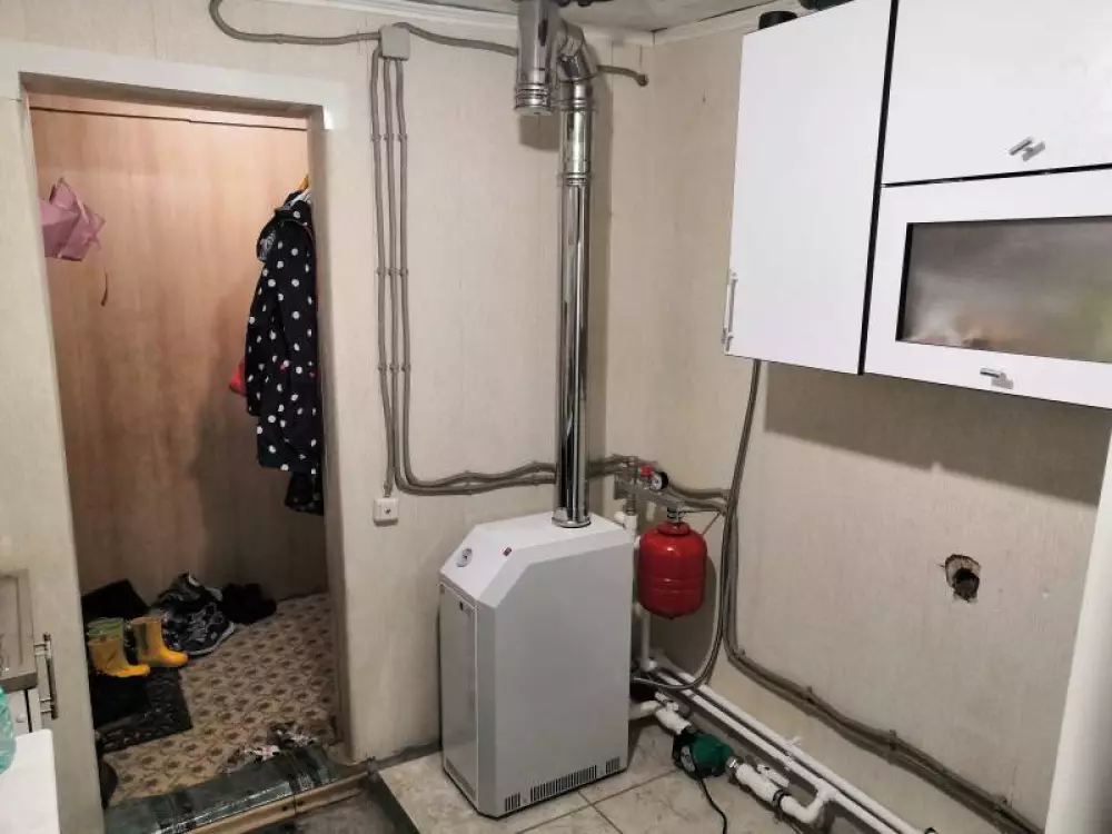 Монтаж газового котла в частном доме