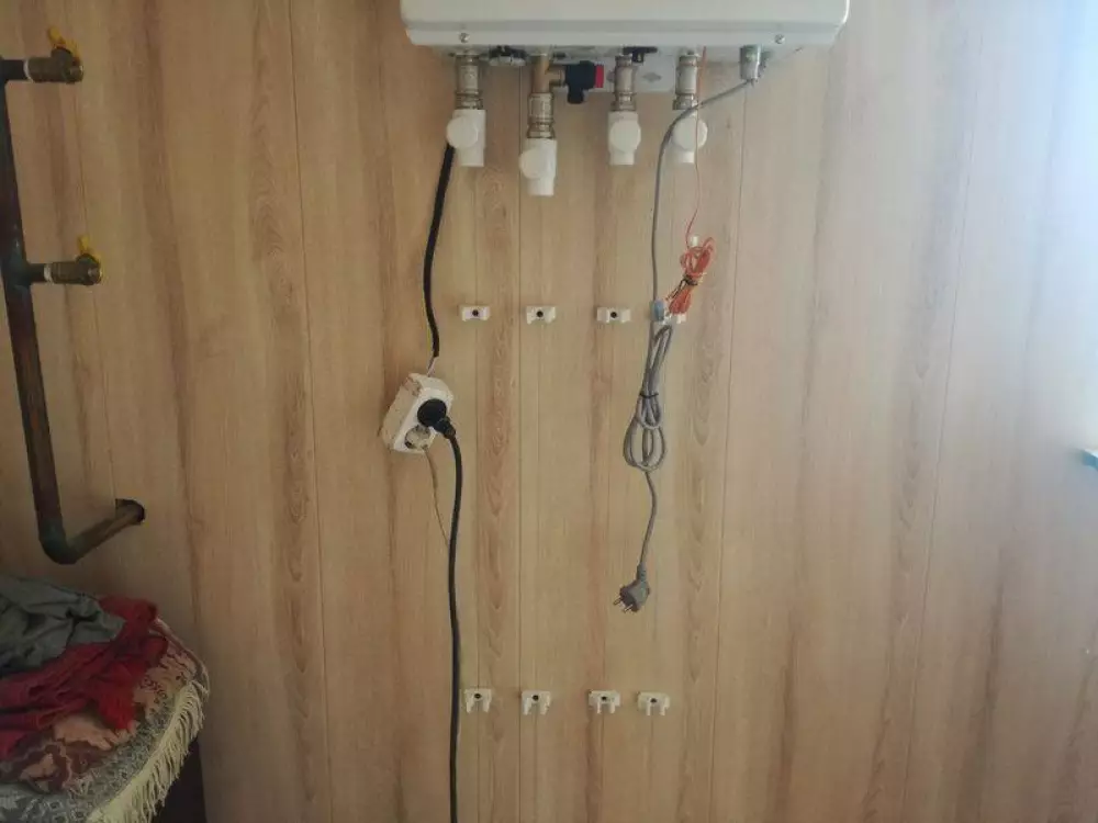 Монтаж настенного котла в частном доме