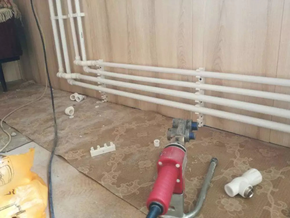 Монтаж настенного котла в частном доме