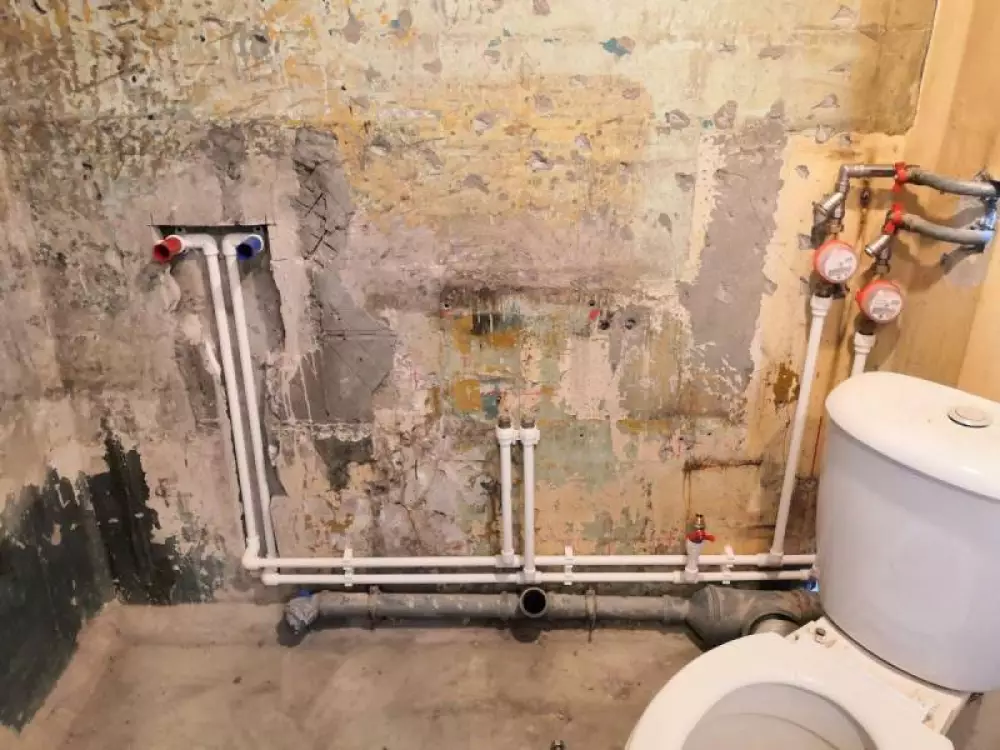 Замена водопровода и канализации установка счетчиков в квартире