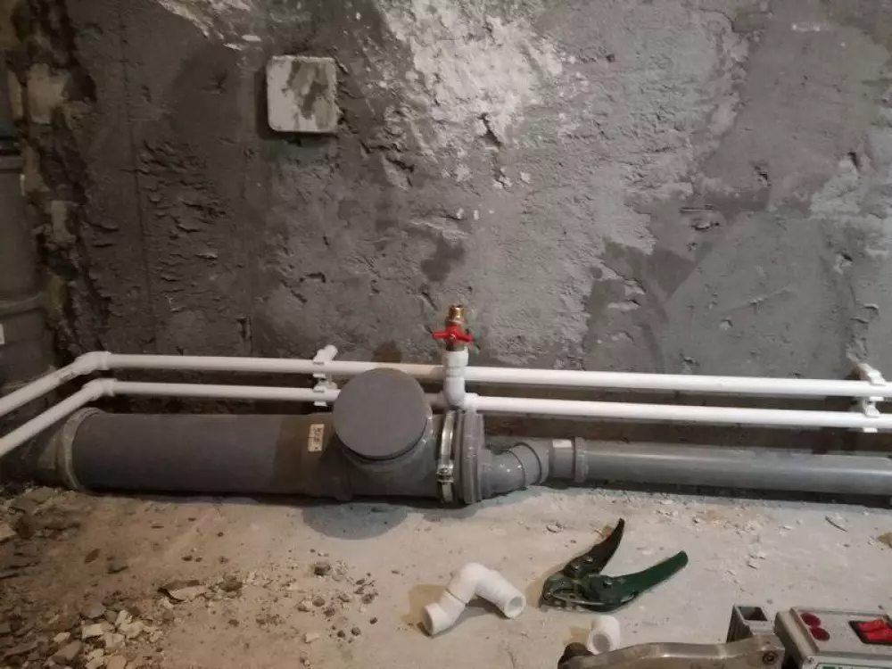 Монтаж водопровода, канализации, полотенцесушителя, перенос счетчиков