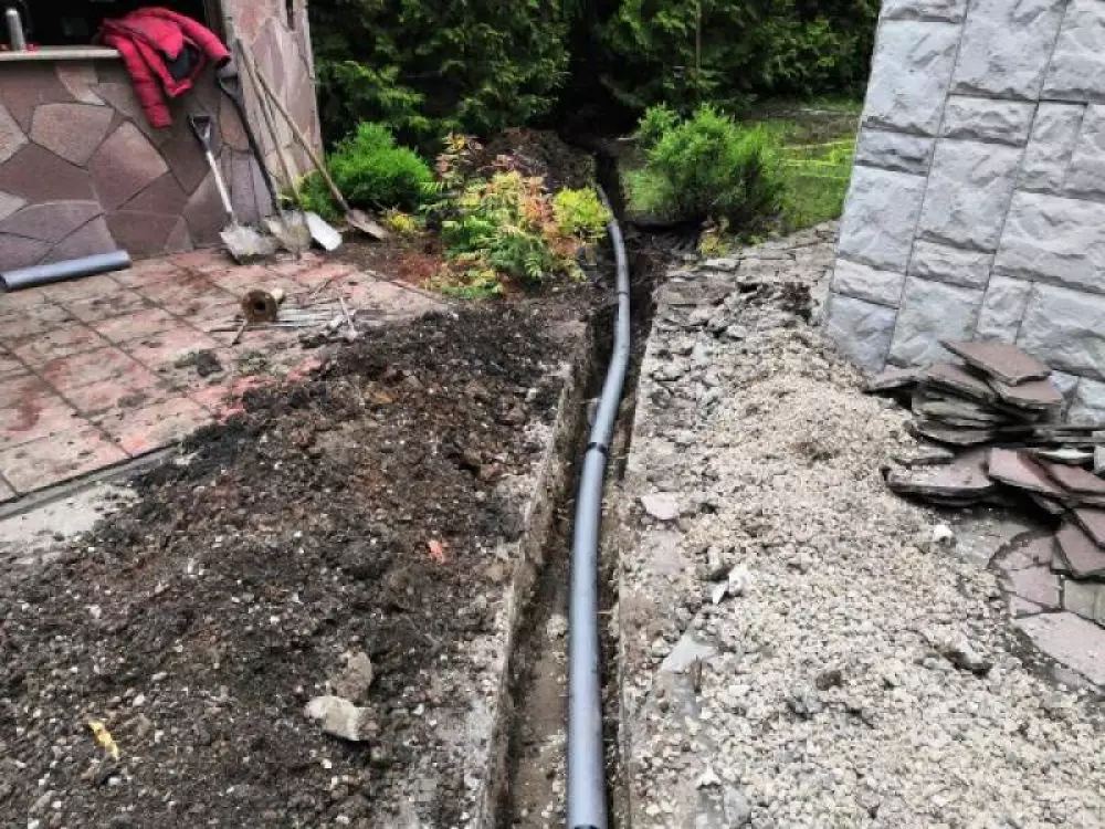 Монтаж водопровода с греющим кабелем