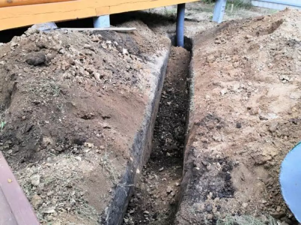 Монтаж водопровода из колодца и канализации на дачном участке