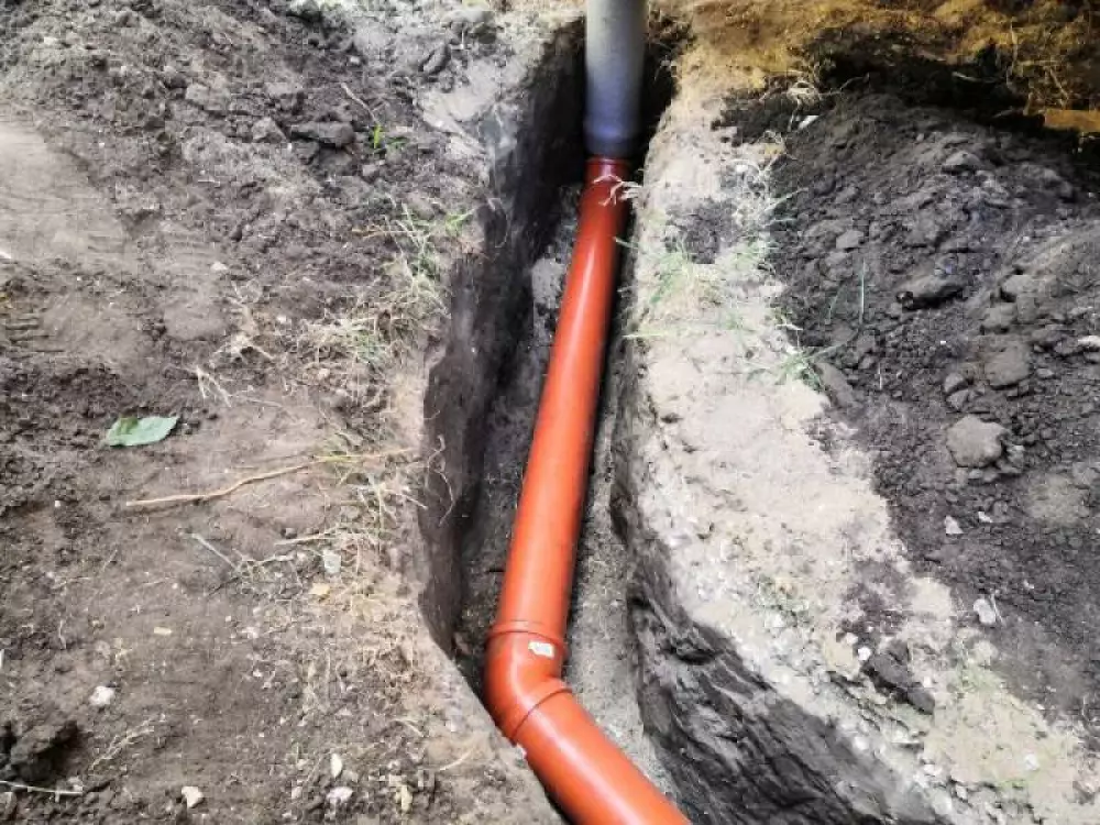 Монтаж водопровода из колодца и канализации на дачном участке
