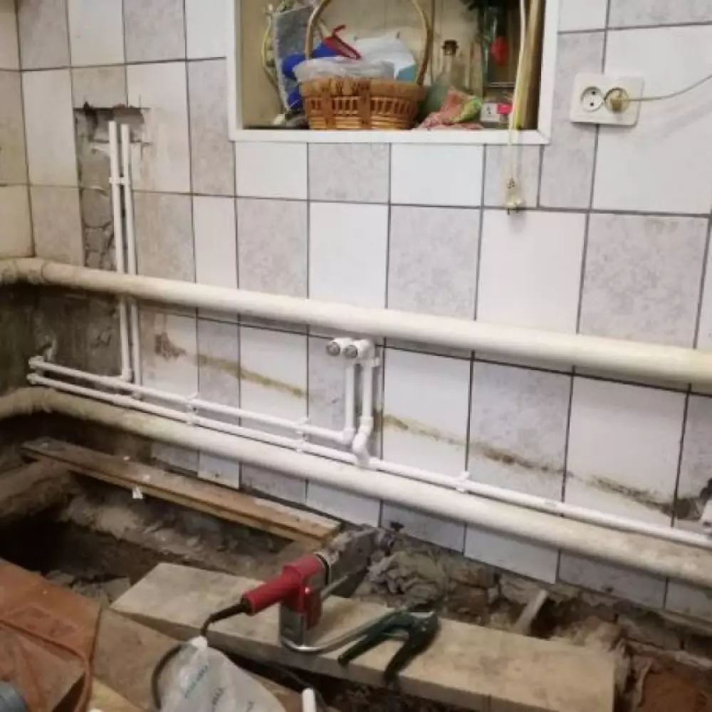 Замена водопровода и канализации в частном дома