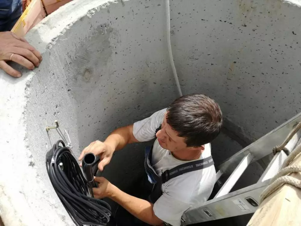 Монтаж летнего и поливного водопровода из колодца