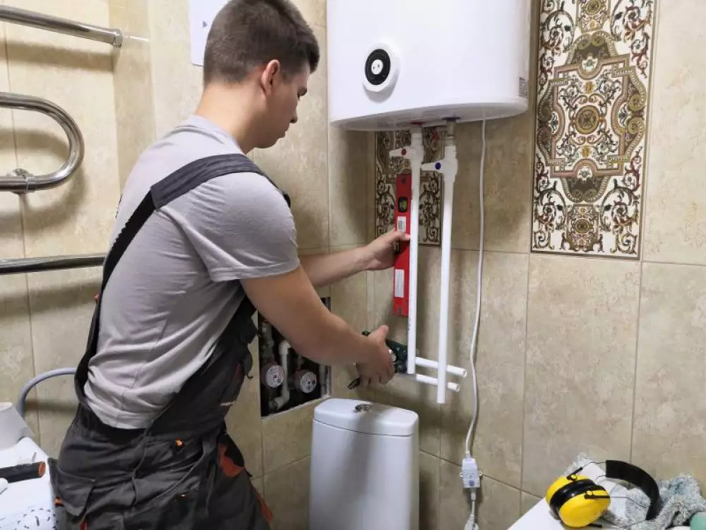 Установка водонагревателя в квартире